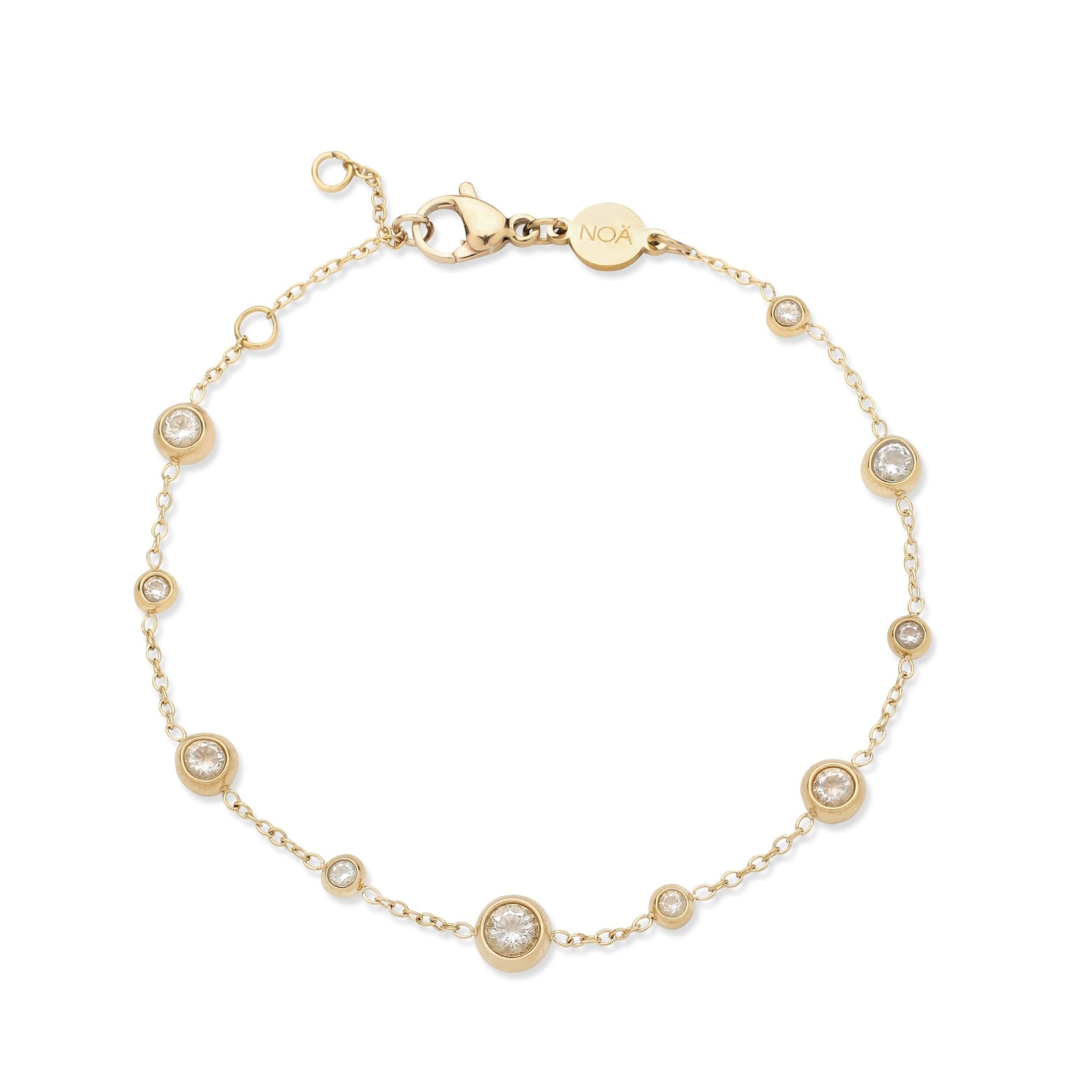 Diamond By The Yard Bracelet - NOA Jewels - 