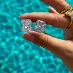 Diamond Oversized Goddess Studs - NOA Jewels -