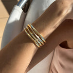 Golden Tide Bangle - NOA Jewels - 