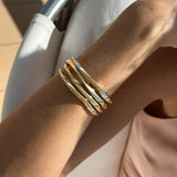 Golden Tide Bangle - NOA Jewels - 