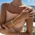 Golden Tide Bangle - NOA Jewels - 