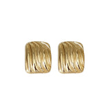 Golden Wave Studs - NOA Jewels -