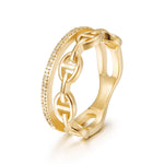 Marine Pave Ring - NOA Jewels - 