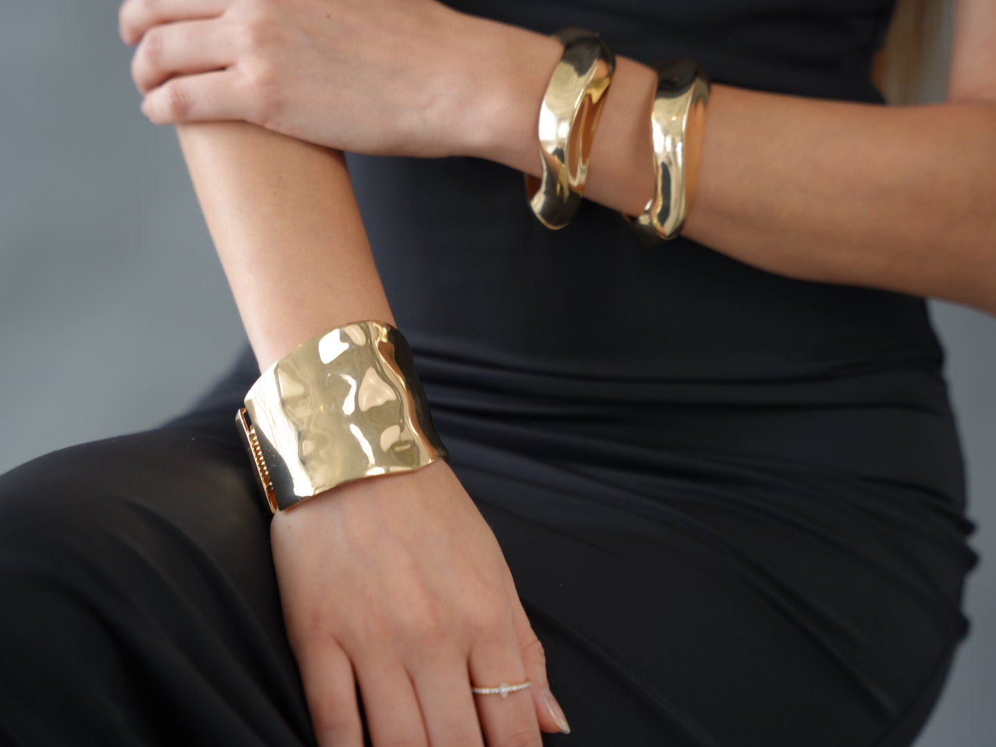 Roma Gold Bangle - NOA Jewels - 