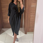 Silk V Dress - NOA Jewels - 