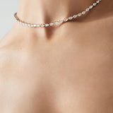 Tear Drop Tennis necklace - NOA Jewels - 